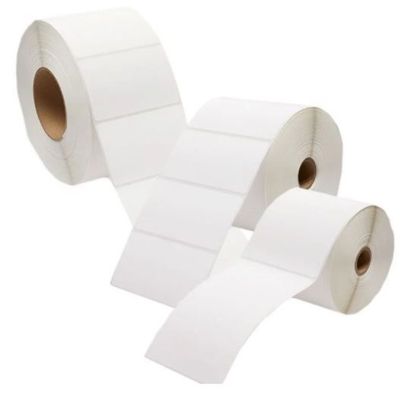 100x50 Thermal Transfer Labels 2500/Roll 76mm Core - 6 Rolls